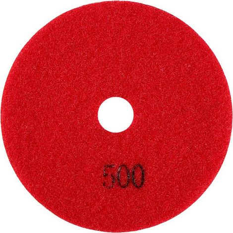 Roue de polissage de disque de meulage de diamant humide de 100 mm 4 "pour la pierre de marbre de granit (granularité 500) (1/5)