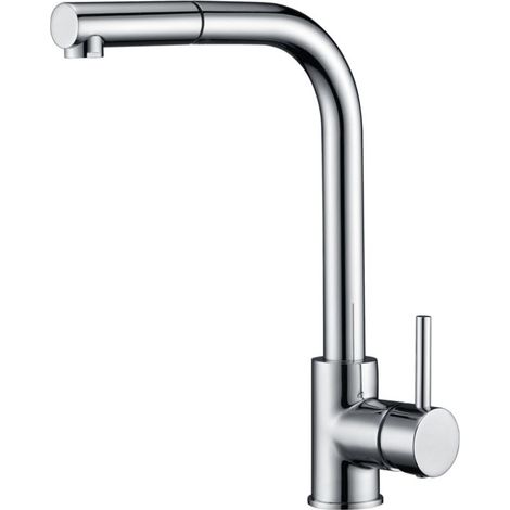 Rubinetto Cucina Imex Malta GCE006 Cromo con Bocca Estraibile Cromato