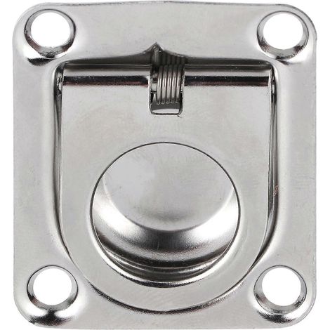 Poignées de trappe de bateau en acier inoxydable 304 haute dureté pour yacht 44x38mm/1,7x1,5in (1/5)
