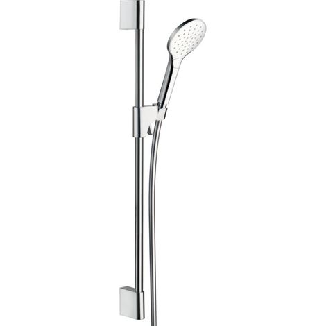 Schiebebrauseset, Achsabstand 630 mm, mit Halterung und flexiblem Schlauch - Prime