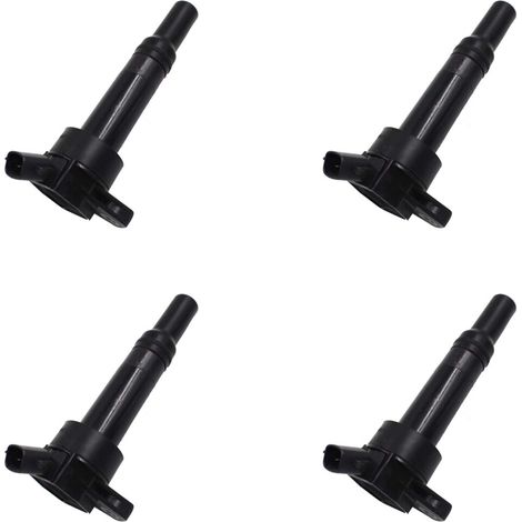 Vier Zündspulen (27300-2E000/273002E000) für Chevrolet Soul Forte 1.8L/2.0L Motoren der Baujahre 2011-2014.
