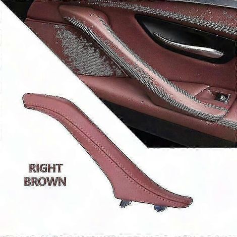 Türgriffverkleidung innen in Leder, 2er-Set, Fahrer- und Beifahrerseite, für BMW 5er F10 F11 F18, Modelle 520i 523i 525i 528i 535i, Ersatzteil (1/5)