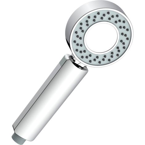 Douchette universelle à deux jets, anticalcaire, à économie d'eau, avec compartiment à shampoing (1/3)