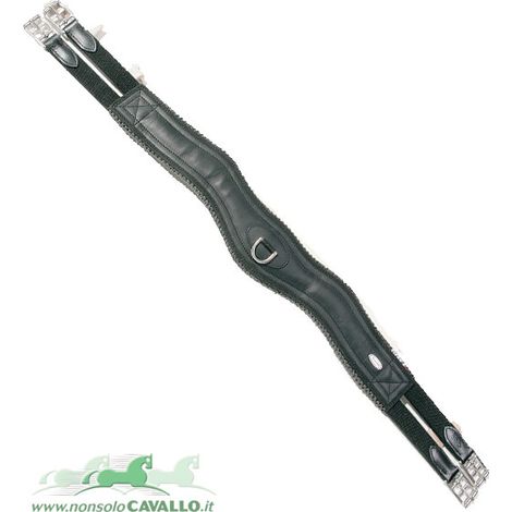 115, Braun: Pioneer Englischer Sattelgurt mit Neoprengummi und Fettleder mit Elastolenpolsterung (1/2)