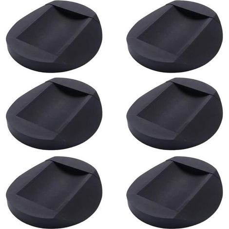 Cuscinetti antiscivolo in gomma per mobili – Set di 6 cuscinetti protettivi per gambe di sedie, adatti a tutti i tipi di pavimento