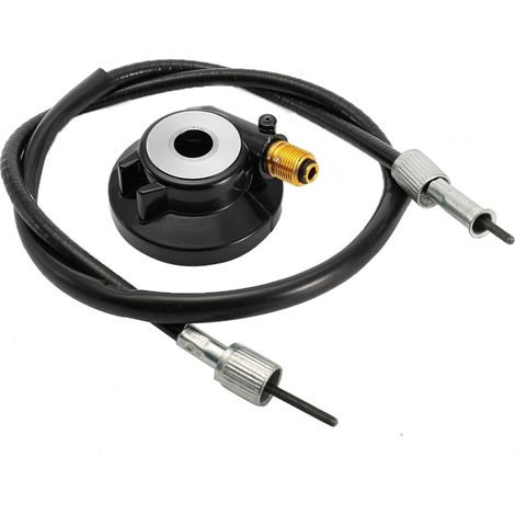 Câble de compteur de vitesse + engrenage d'entraînement de 12 mm avec 100 cm pour scooter GY6 50 150 (1/5)