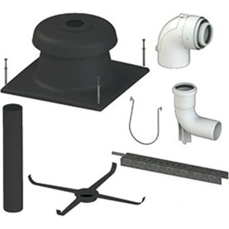 Brötje Kit de base Kessel/Schacht KAS 60/1 DN60/100, 7630512