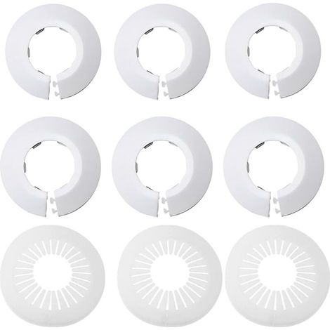 Piece Simple Radiator Rosettes Pipe Cover Radiator Rosette Pipe Cover Radiator Pipe Radiator Plastic Pipe Radiators For Heating Cover (3 Models)