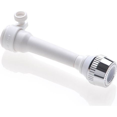 Doccetta Doccia Aeratore Prolungata con Fascetta 15 cm 4 Pezzi