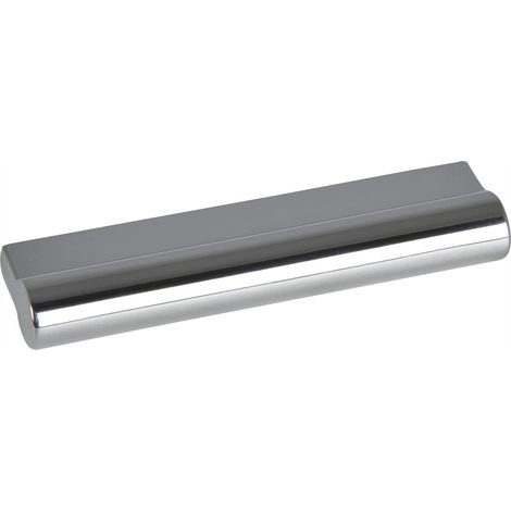 Poignée Acca LA - 64 mm - Largeur 81 mm - Poignée de tiroir - Petite poignée en zinc moulé sous pression Chromé poli (1/3)