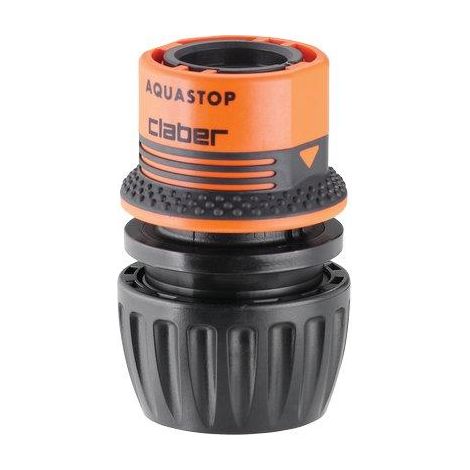 RACCORDO RAPIDO STRINGITUBO UNIVERS + STOP CLABER - 1/2-5/8-3/4+AQUASTOP SELF 8548- 2 pezzi