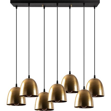 Lámpara colgante Asney 18 Vintage (7 luces) (1/5)