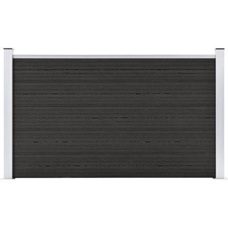 Garden Fence WPC 180x105 cm Grey vidaXL (1/5)