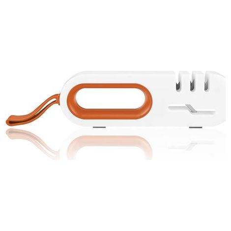 Aiguiseur Couteaux Multifunction Professionnel: Aiguiseur de Couteaux Premium 4 en 1 - Pierre céramique Affuteur Couteau - Knife Sharpener au Carbure de Tungstène - Eguiseur de Couteau Diamantée (1/5)