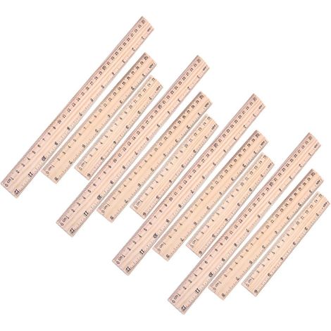 pièces Holzlinearal mit Hoher Härte und Bruchfest 15cm 20cm (1/5)