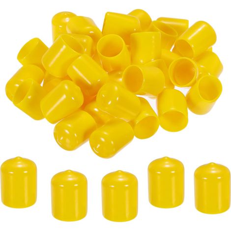 Caoutchouc Fin Capuchons Couvercle PVC Vinyle Vis Filetage (1/5)