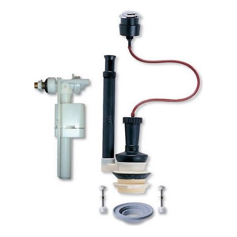 MECCANISMO DI SCARICO KIT MONOBLOCCO E GALLEGGIANTE 2"