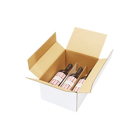 ratioform  Scatola per bottiglie di vino  orizzontale  bianco