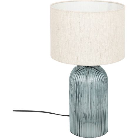 Tischlampe Mati Glas Blau H42cm - Atmosphera créateur d'intérieur (1/5)