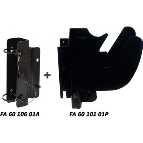 KRATOS SAFETY - EASYSAFEWAY 2 - Ensemble platines d'adaptation universelles pour antichutes à rappel automatique avec treuil (1/2)