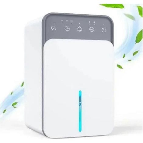 Déshumidificateur portable intelligent avec désodorisation, absorption d'humidité et élimination des moisissures pour la maison et le bureau (États-Unis) (1/5)