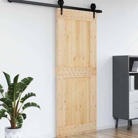 Tür NARVIK Natur 90 x 210 cm Massivkiefer