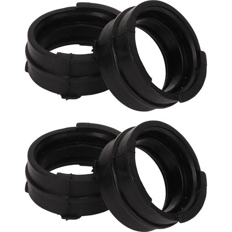 4 Embouts de collecteur d'admission en caoutchouc noir pour Magna VTR250 VT250 MC20 VT250F VTZ250 VT250 (1/5)