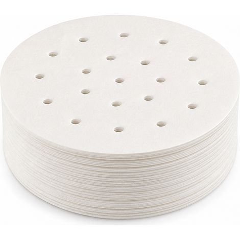 Papier Cuisson Perforé 100 pour Vapeur et Air Fryer 7 cm