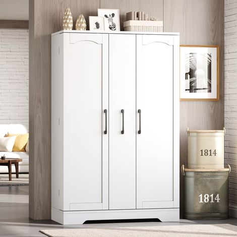 Mueble de cocina con estantes para especias, 78 x 35 x 120 cm, MDF blanco HAVRYA (1/5)
