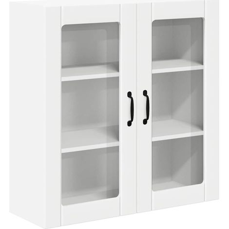 Meuble Haut De Cuisine - Armoire de cuisine Blanc 80 x 31 x 80 cm Bois d'ingénierie fr31791 (1/5)