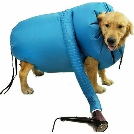 Portable Dog Drying Bag Puppy Grooming Hair Dryer 360° Quiet Pet Hair Dryer for Beach Travel M (1/5)