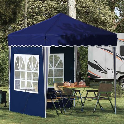 Pop-up Partyzelt Blau 195 x 195 x 245 cm Oxford-Stoff