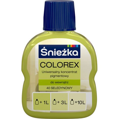 Śnieżka Colorex pintura pigmento colorante Celadon mate 100ml