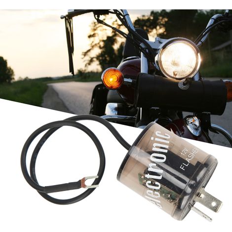 Elektronisches 2-poliges Blinkrelais für 12V LED-Tagfahrlicht (SI-AT33014) (1/5)