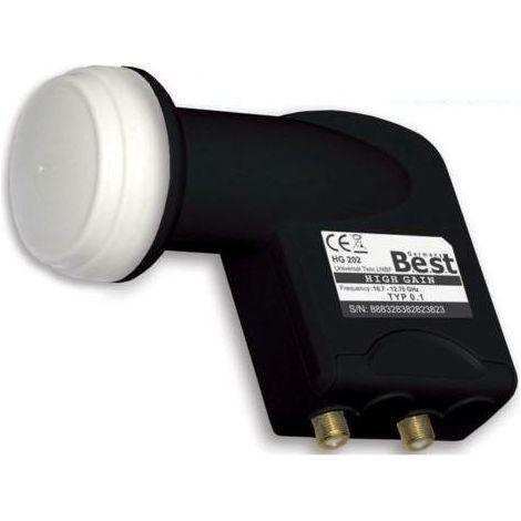 LNB Twin Best Germany HIGH GAIN 70 dB (1/2)