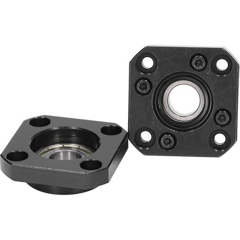 Support de fixation FK15 FF15 pour vis à billes SFU2005 SFU2010, bloc roulement avec écrou, kit 2 pièces, acier, usage CNC, précision élevée (1/5)