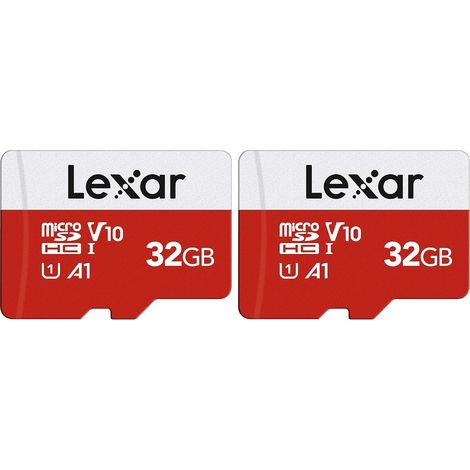 Lexar Carte Micro SD 64 Go Lot de 3 Cartes, jusqu'à 100 Mo/s (1/5)