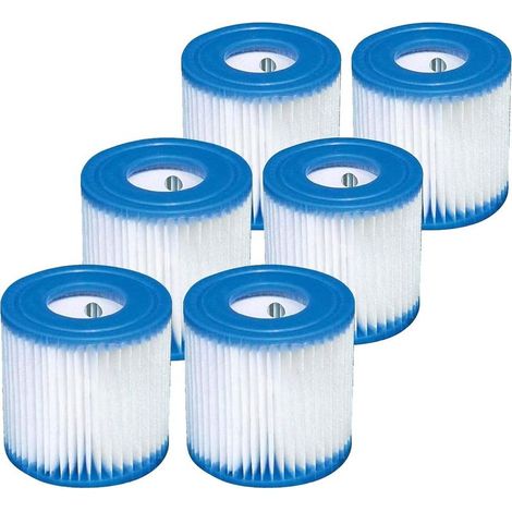 Los mit 0 Ersatzfiltern für Intex Poolfilter Typ 0H 029007E, für Filterpumpen 028601, 0286029 (6 Filter…) (1/5)