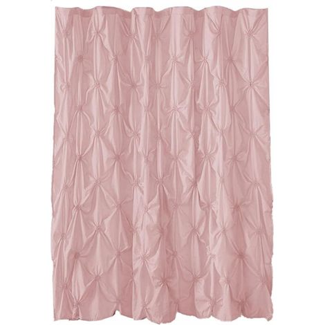 Rideau de douche à volants, rideau de salle de bain (rose) 180180cm (1/3)