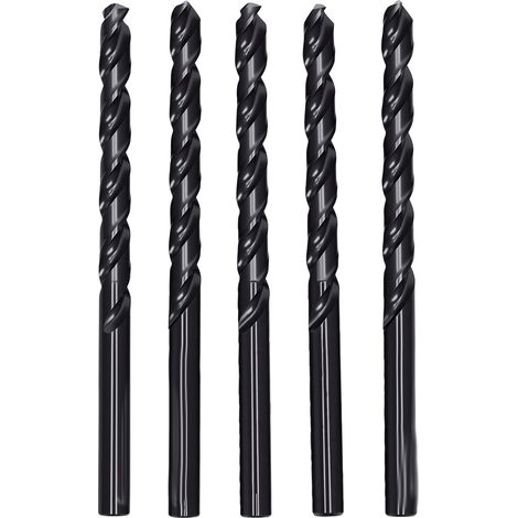 Forets hélicoïdaux en cobalt M35 de 5 x 7 mm pour acier trempé, acier inoxydable, fonte et bois. (1/5)