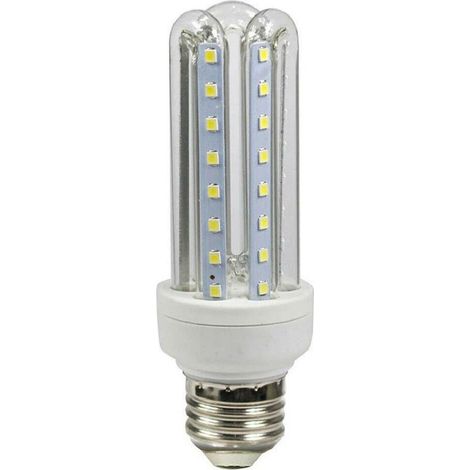 Trade Shop - Lampadina Led E27 12 W Lampada Tubola Luce Calda Naturada U-12w -