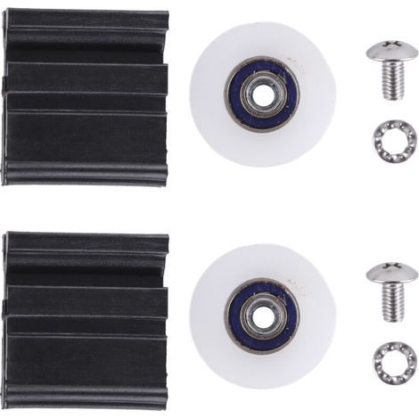 Porte coulissante légère et anti-âge – Kit complet avec roulettes pour amélioration habitat, facile à recycler, sans marque (1/4)