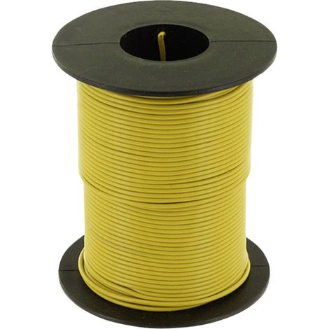 econ connect KL025GE50 Litze 1 x 0.25 mm² Gelb 50 m