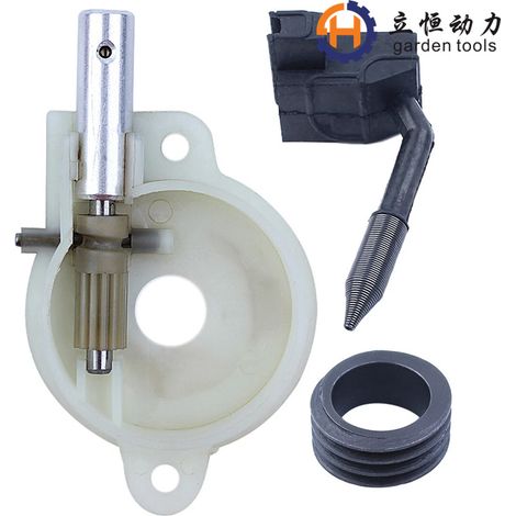 Pompe à huile compatible avec les tronçonneuses Husqvarna 36, 41, 136, 137, 141 et 142. Convient également aux modèles Jonsered 2036 et 2040. Remplace les références 545036801 et 530029838.