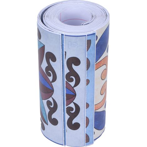 Lot de 13 stickers carrelage imperméables en PVC épais pour la décoration d'escaliers. (1/5)
