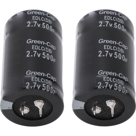 2-teiliger Satz mit je 2 Farad-Kondensatoren (2,7 V, 500 F) für Fahrzeugenergiespeicher und Gleichrichter (1/5)