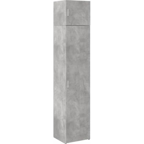 Armario de almacenamiento estrecho de gran capacidad 45 x 42,5 x 225 cm madera contrachapada gris hormigón 020055563 (1/5)