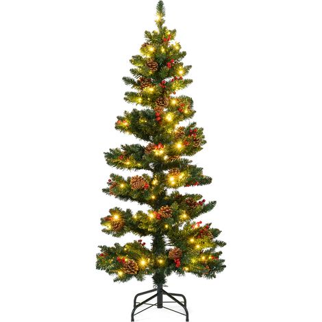 CASART5 FT Artificial Christmas Tree Hinged Xmas Tree with 448 Branch Tips (1/5)