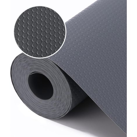(Gris)44 x 600 cm Tapis Fond de Tiroir Antiderapant,Tapis Frigo en EVA,Tapis Fond de Tiroir Antiderapant,Antibactérien et Lavable,Tapis de Frigo Transparent Étanches Peut être Coupé en Taille (1/5)