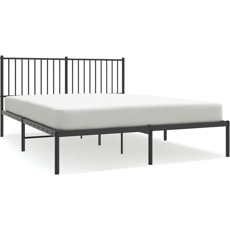 Maison Exclusive - Estructura cama sin colchón con cabecero metal (1/5)